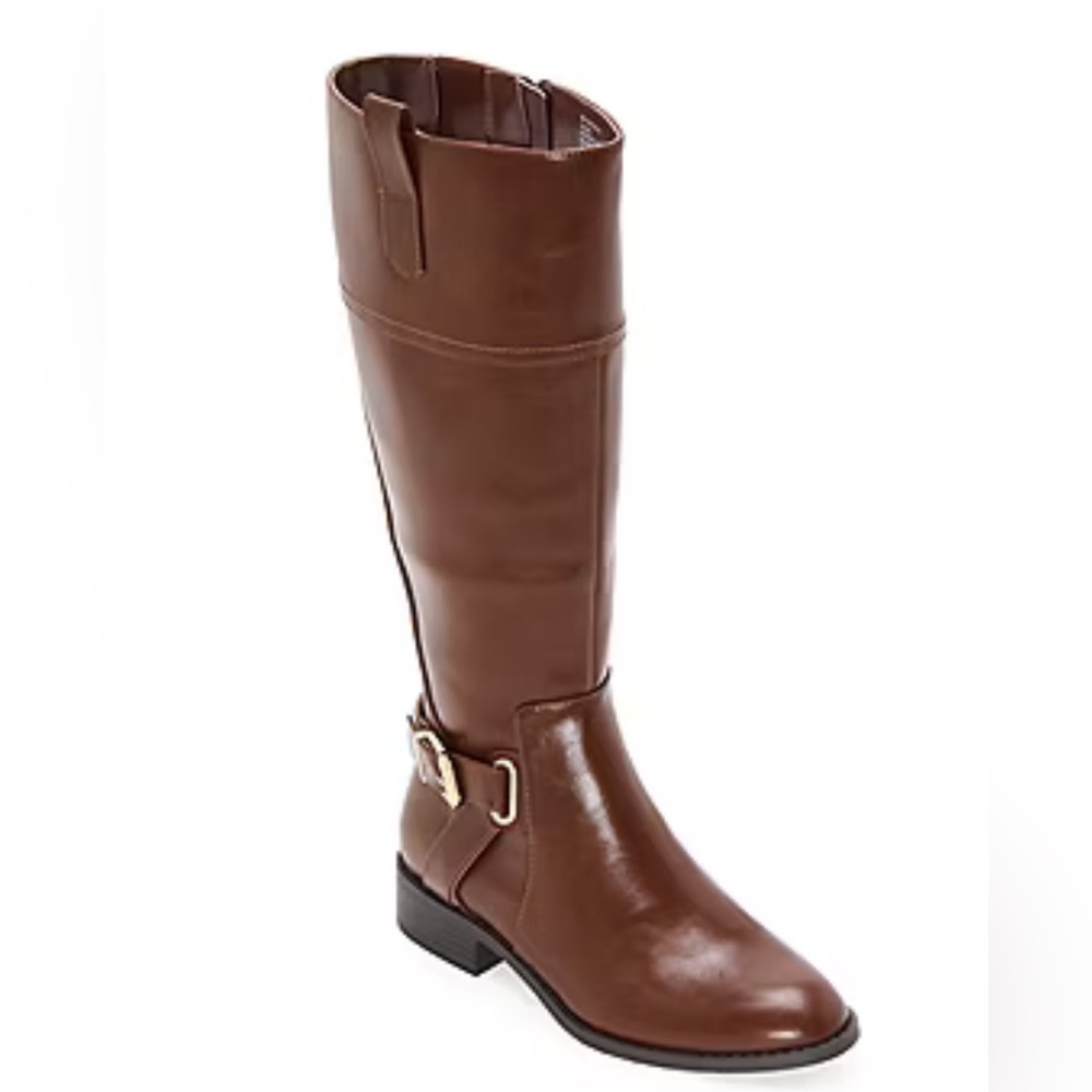 St. John's Bay Roslyn Cognac Heeled Boots